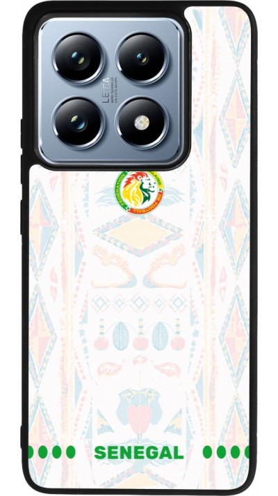 Coque Xiaomi 14T Pro - Silicone rigide noir Maillot de football Sénégal 2026 personnalisable