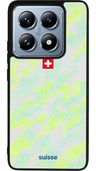 Coque Xiaomi 14T Pro - Silicone rigide noir Maillot de football Suisse Away 2026 personnalisable