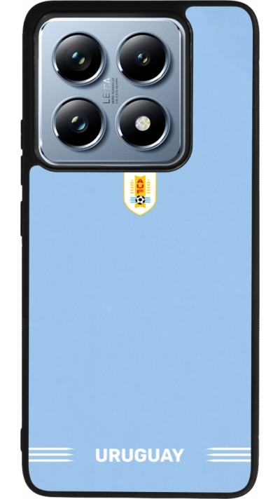 Coque Xiaomi 14T Pro - Silicone rigide noir Maillot de football Uruguay 2026 personnalisable