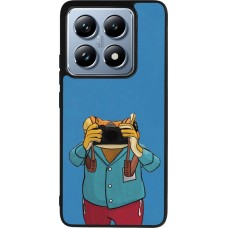 Xiaomi 14T Pro Case Hülle - Silikon schwarz Frog with camera DTMF