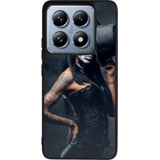 Coque Xiaomi 14T Pro - Silicone rigide noir Halloween 22 Tattooed Girl