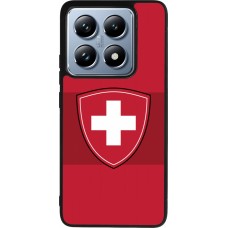Coque Xiaomi 14T Pro - Silicone rigide noir Hockey World Championship Ecusson Suisse