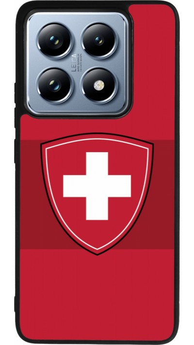 Coque Xiaomi 14T Pro - Silicone rigide noir Hockey World Championship Ecusson Suisse