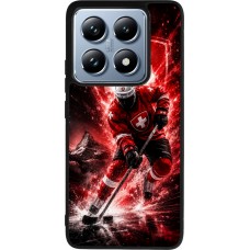 Coque Xiaomi 14T Pro - Silicone rigide noir Hockey World Championship Player