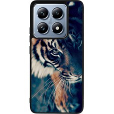 Coque Xiaomi 14T Pro - Silicone rigide noir Incredible Lion