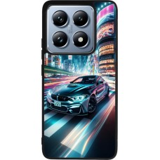 Xiaomi 14T Pro Case Hülle - Silikon schwarz BMW M4 Tokio Nacht