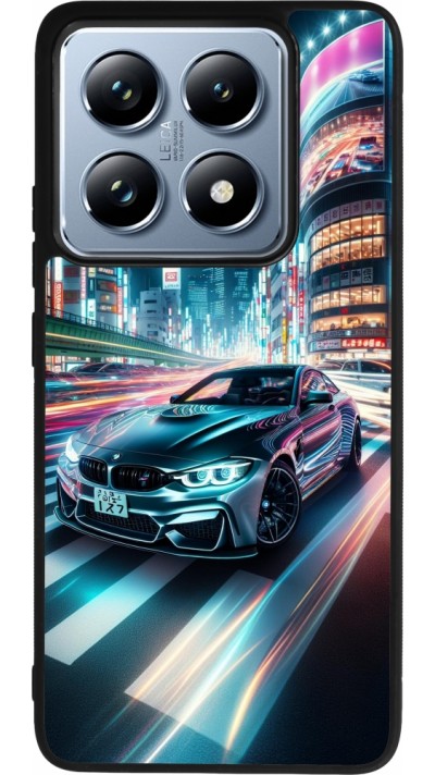 Xiaomi 14T Pro Case Hülle - Silikon schwarz BMW M4 Tokio Nacht
