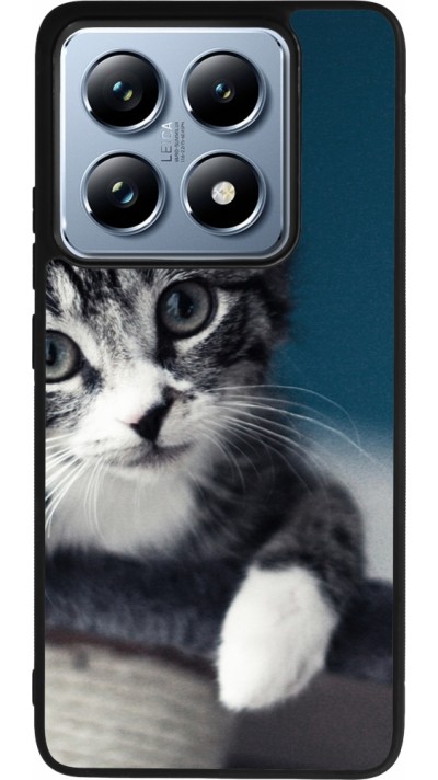 Xiaomi 14T Pro Case Hülle - Silikon schwarz Meow 23