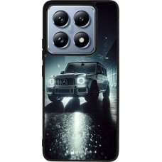 Coque Xiaomi 14T Pro - Silicone rigide noir Mercedes G AMG Night