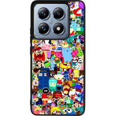 Xiaomi 14T Pro Case Hülle - Silikon schwarz Mixed cartoons