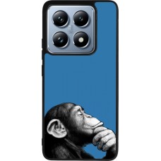 Coque Xiaomi 14T Pro - Silicone rigide noir Monkey Pop Art