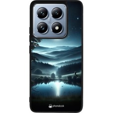Coque Xiaomi 14T Pro - Silicone rigide noir Night Sky View