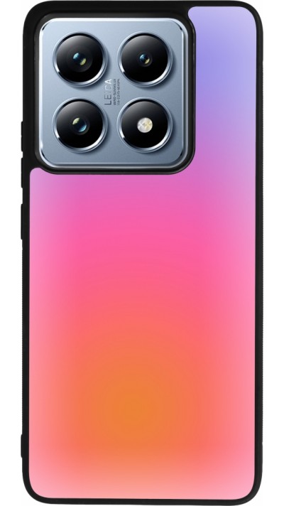 Xiaomi 14T Pro Case Hülle - Silikon schwarz Orange Pink Blue Gradient