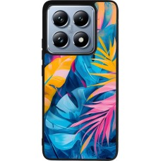 Xiaomi 14T Pro Case Hülle - Silikon schwarz Palms Blue
