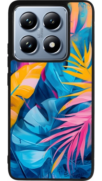 Xiaomi 14T Pro Case Hülle - Silikon schwarz Palms Blue