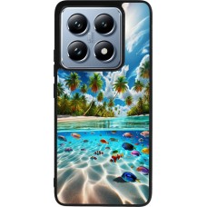 Xiaomi 14T Pro Case Hülle - Silikon schwarz Strandparadies
