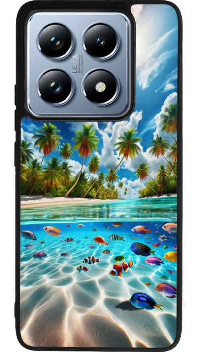 Xiaomi 14T Pro Case Hülle - Silikon schwarz Strandparadies