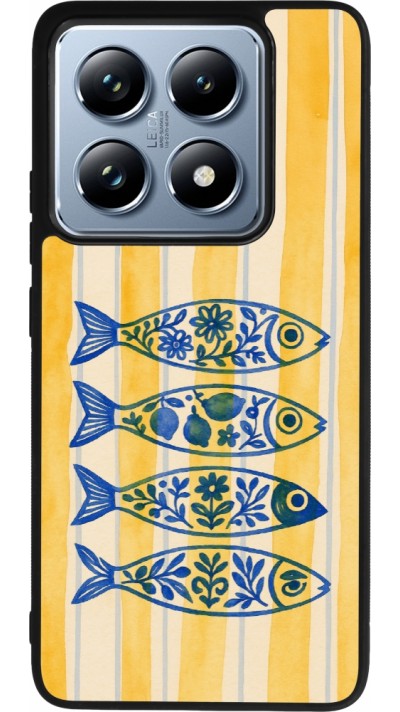 Xiaomi 14T Pro Case Hülle - Silikon schwarz Portuguese fish 2026