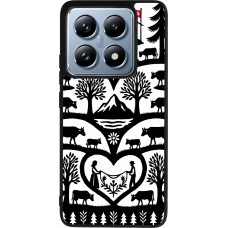 Coque Xiaomi 14T Pro - Silicone rigide noir Poya Suisse 2