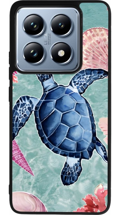 Xiaomi 14T Pro Case Hülle - Silikon schwarz Preppy Turtle