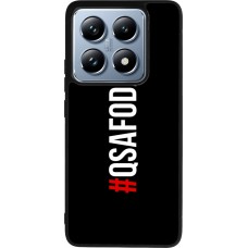Coque Xiaomi 14T Pro - Silicone rigide noir Qsafoda 1
