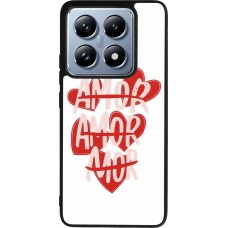 Coque Xiaomi 14T Pro - Silicone rigide noir Saint Valentines Day 26 Amor