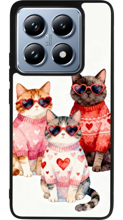 Xiaomi 14T Pro Case Hülle - Silikon schwarz Saint Valentines Day 26 Cat Love