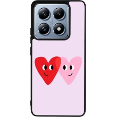 Coque Xiaomi 14T Pro - Silicone rigide noir Saint Valentines Day 26 Heart