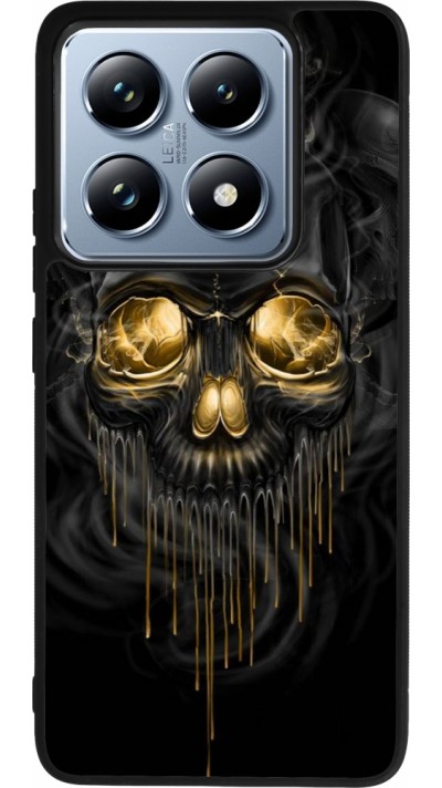 Xiaomi 14T Pro Case Hülle - Silikon schwarz Skull 02