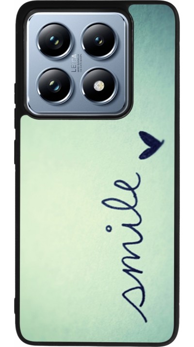 Xiaomi 14T Pro Case Hülle - Silikon schwarz Smile