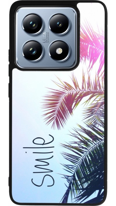 Xiaomi 14T Pro Case Hülle - Silikon schwarz Smile 05