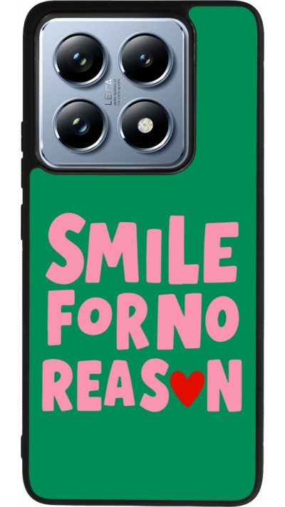 Xiaomi 14T Pro Case Hülle - Silikon schwarz Smile for no reason 2026