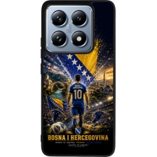Xiaomi 14T Pro Case Hülle - Silikon schwarz Fussball Bosnien und Herzegowina splash 2026