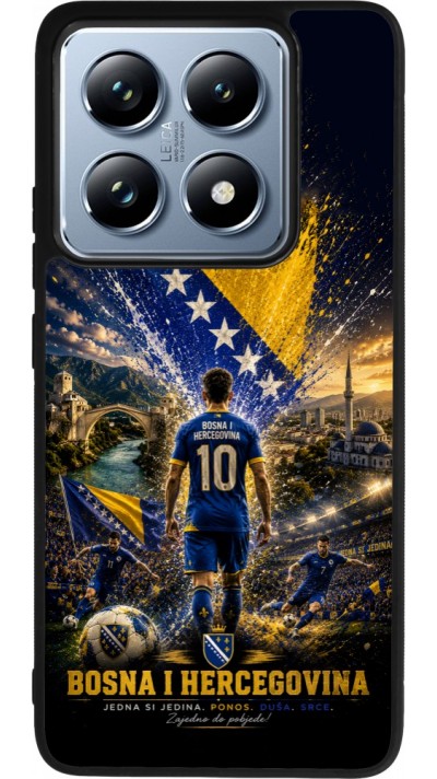 Xiaomi 14T Pro Case Hülle - Silikon schwarz Fussball Bosnien und Herzegowina splash 2026