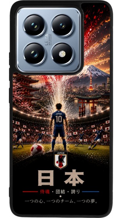 Xiaomi 14T Pro Case Hülle - Silikon schwarz Fussball Japan splash 2026