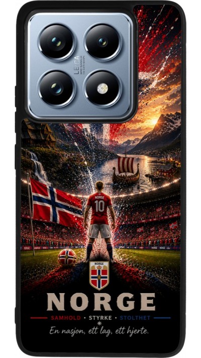 Xiaomi 14T Pro Case Hülle - Silikon schwarz Fussball Norwegen splash 2026