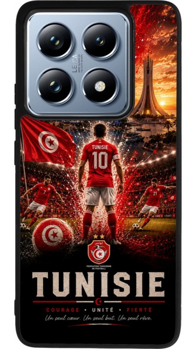 Xiaomi 14T Pro Case Hülle - Silikon schwarz Fussball Tunesien splash 2026