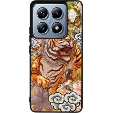 Coque Xiaomi 14T Pro - Silicone rigide noir Spring 23 japanese tiger