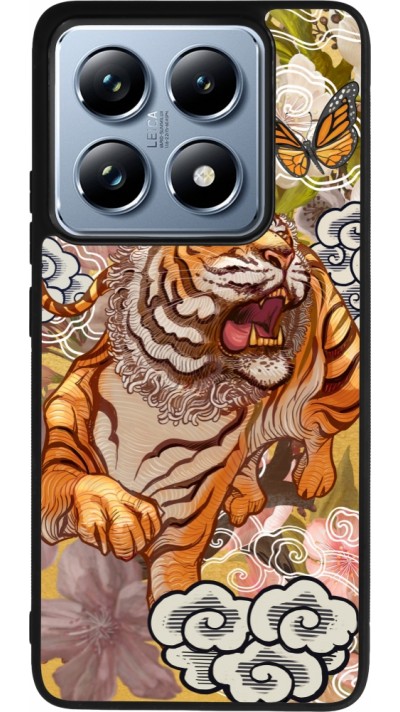 Xiaomi 14T Pro Case Hülle - Silikon schwarz Spring 23 japanese tiger