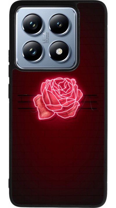 Xiaomi 14T Pro Case Hülle - Silikon schwarz Spring 23 neon rose