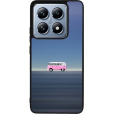 Xiaomi 14T Pro Case Hülle - Silikon schwarz Spring 23 pink bus