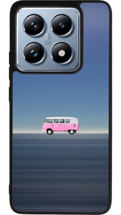 Xiaomi 14T Pro Case Hülle - Silikon schwarz Spring 23 pink bus