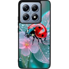 Xiaomi 14T Pro Case Hülle - Silikon schwarz Ladybird in bloom Spring 2026