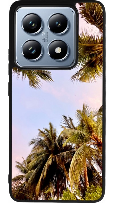 Xiaomi 14T Pro Case Hülle - Silikon schwarz Summer 2023 palm tree vibe
