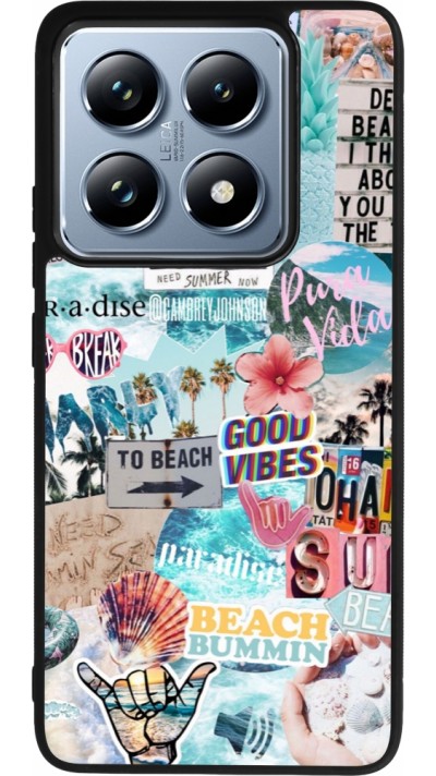 Xiaomi 14T Pro Case Hülle - Silikon schwarz Summer 20 collage