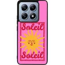 Coque Xiaomi 14T Pro - Silicone rigide noir Sun sun 2026