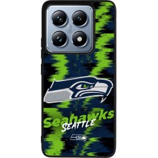 Coque Xiaomi 14T Pro - Silicone rigide noir Super Bowl 26 Seattle 2