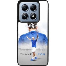 Xiaomi 14T Pro Case Hülle - Silikon schwarz Thank you Roger