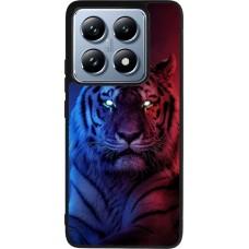 Xiaomi 14T Pro Case Hülle - Silikon schwarz Tiger Blue Red