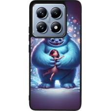 Coque Xiaomi 14T Pro - Silicone rigide noir Valentine 2024 Fluffy Love